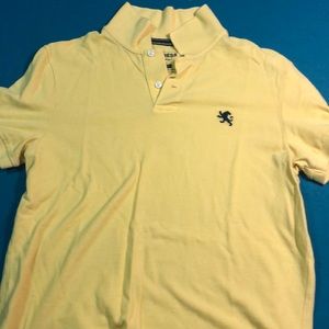 Yellow polo tee by express